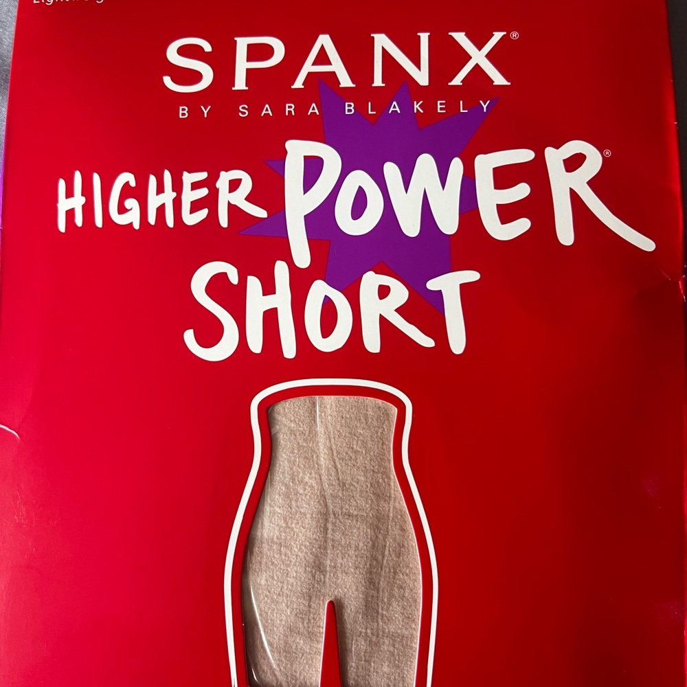 NWT Spanx higher power short. 1X. Soft nude color.